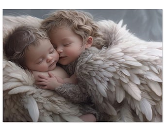 Angel's Nest- Wall Art by Marina Blue Studio, Premium Matte Paper Poster