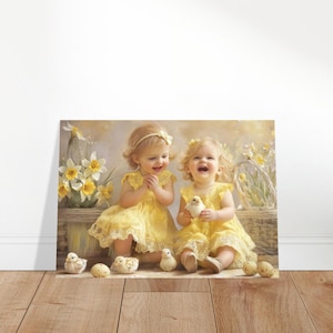 Yellow Day - Fine Art Poster- Art Design by Marina Blue Studio