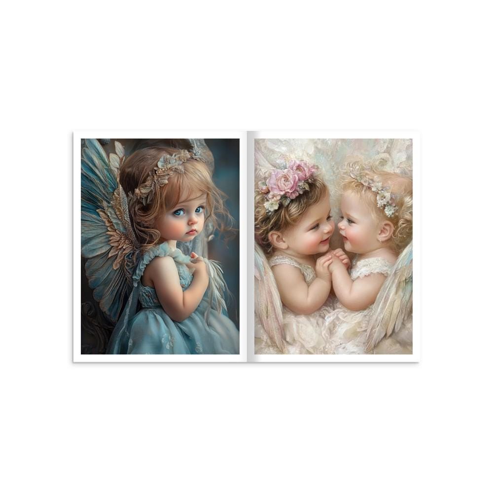 ANGELS by Marina Blue Studio - Hardcover Art Book (full Page