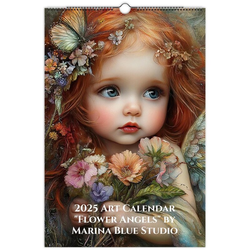 2025 Angel Calendar Etsy