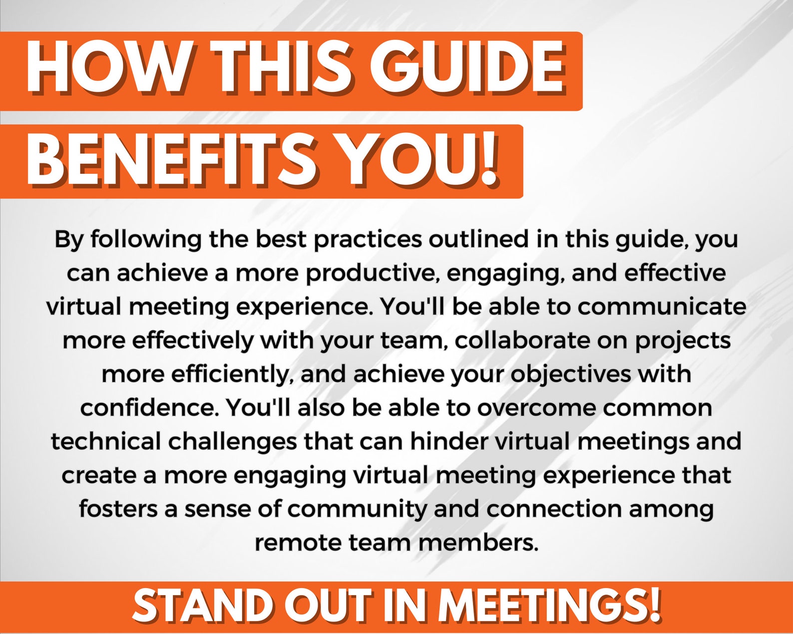 Remote Worker Guide for Virtual Meeting Success, Zoom Meeting Success ...