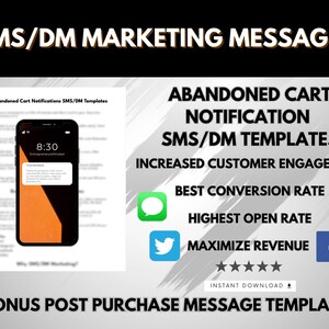 メッセージ テンプレート カート放棄通知 顧客リターゲティング SMS マーケティング 中小企業向けアウトリーチ テンプレート メッセージ ビジネス向け