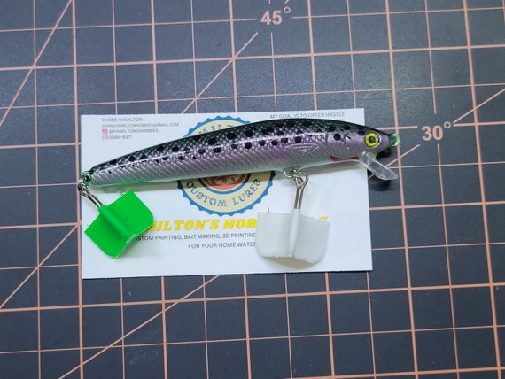 Custom Painted Rainbow Trout Jerkbait 