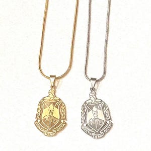 Delta Sigma Theta Crest Necklace