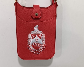 Delta Sigma Theta Crossbody Purse