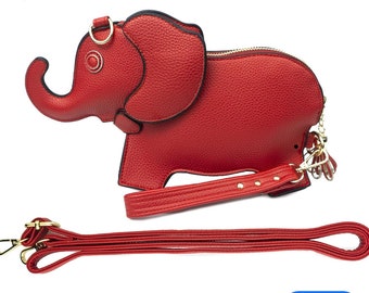 Elephant wristlet/crossbody