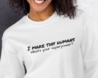 Sudadera bordada para mamá: un regalo divertido y superpoderoso para mamá