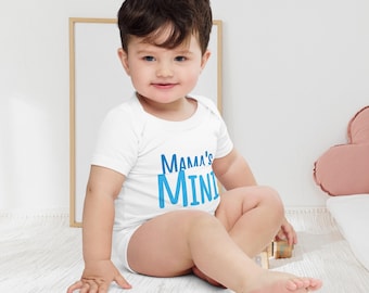 Body de bebé mini de mamá: mono de mezcla de algodón