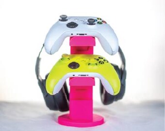 3D gedruckter Controller & Headset Stand - Sleek Gaming Organisation