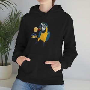 Hooded Sweatshirt- Love Hurts - Macaw