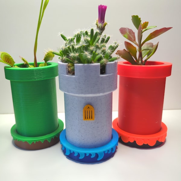 Super Mario Warp Pipe Planter Pot