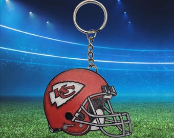 Kansas City Chiefs Keychain Football Helmet