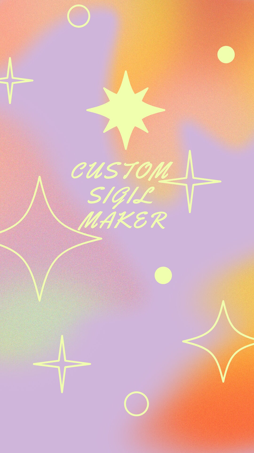 Custom Sigil Maker - Etsy