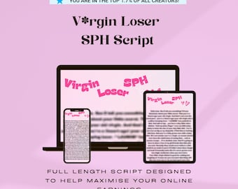 SPH Virgin Loser FemDom Script | Adult Content (PDF Download)