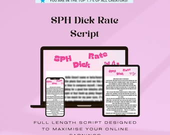 SPH DICK RATE Script | Beta | Submissive Humiliation | Domme | Cuck | Onlyfans | LoyalFans | Fansly | Camgirl