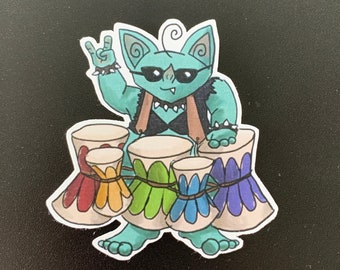 DJ Bongo the Goblin Sticker