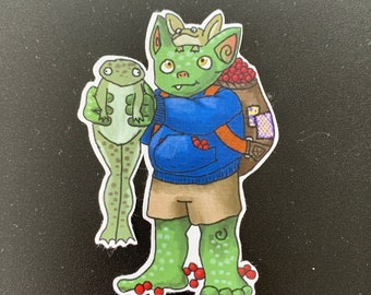 Bunting the Goblin Sticker