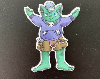 Blossom the Goblin Sticker