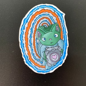 Caroline the Goblin Sticker