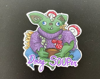 Barf the Goblin Motivational Sticker