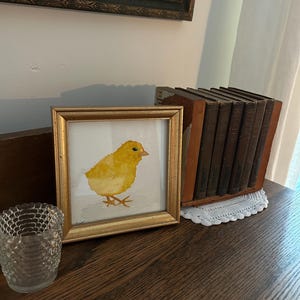 Watercolor chick