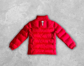 NIEUW FW23 Trapstar It's A Secret Puffer - Pufferjack met capuchon in rood