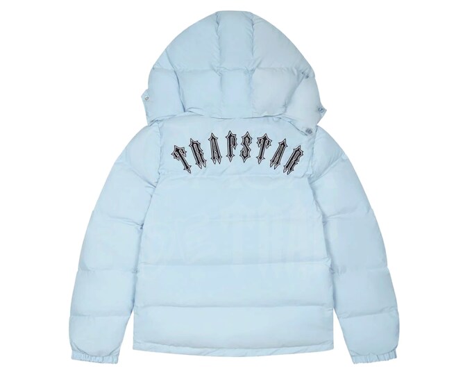 Trapstar Baby Blue Irongate Jacket Detachable Hood Sizes XSXL