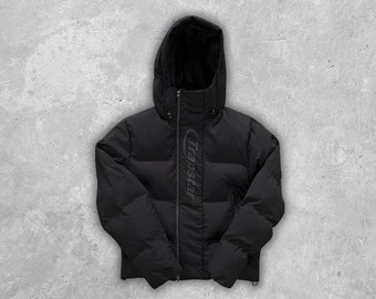 Trapstar Hyperdrive - Hooded Puffer Jacket in Black
