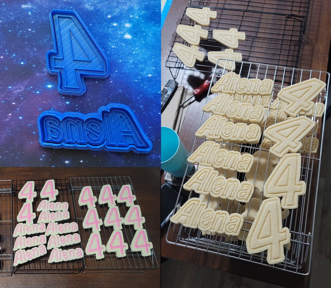 Custom Cookie Cutters 3D Printed Cookie Cutters Personalized Clay