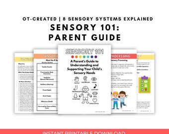 Sensory 101 Parent Guide | OT-Approved Activities (Printable)