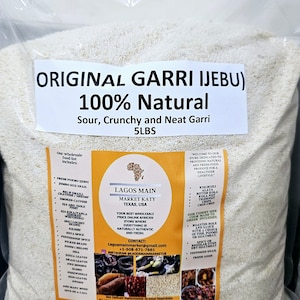 10LB Original Garri IJEBU/ Bez piasku/ Kwaśny, chrupiący i czysty Garri
