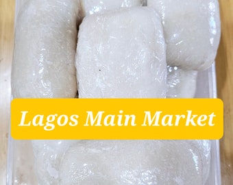 5 Fresh Fufu/ Nigeria Fresh FuFu/ Freshly Made FuFu ready to eat.