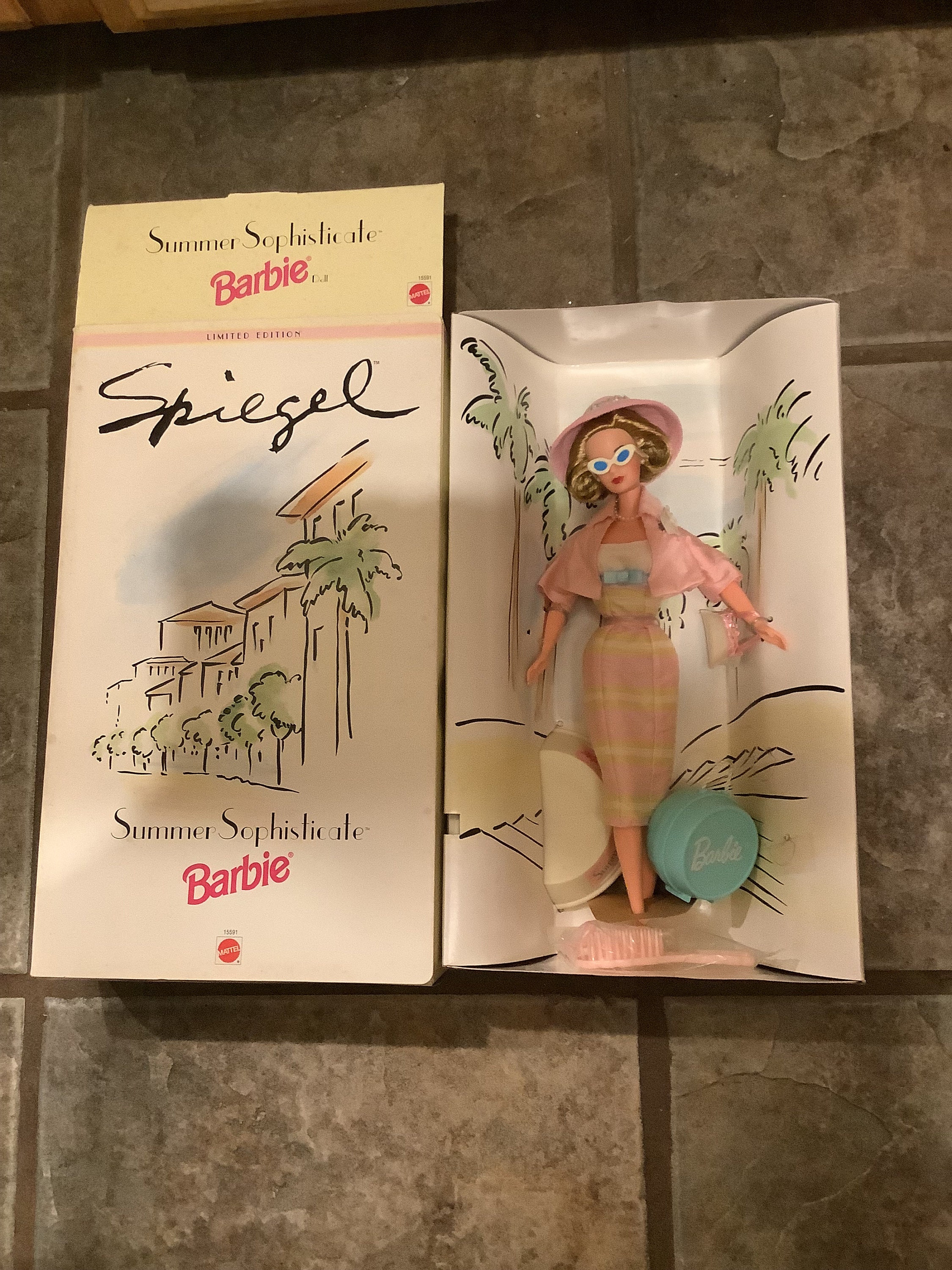 バービーMattel Summer Sophisticate Barbie Doll - Limited Edition Spiegal Exclus 並行輸入品 Mattel Summer Sophisticate Barbie Doll - Limited Edition
