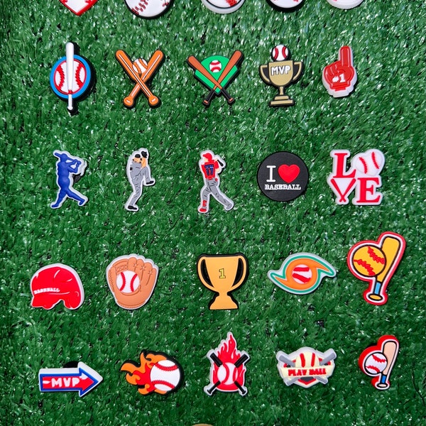 Baseball Jibbitz Etsy