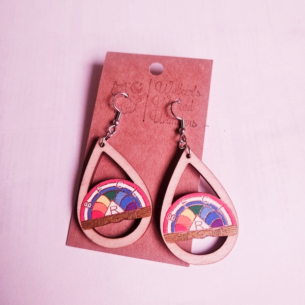 IORG Rainbow Earrings and Keychain