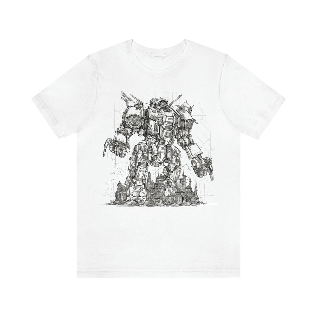 Gaming Art Mech Battle Warrior Robot Gaming Tee Shirt - Etsy