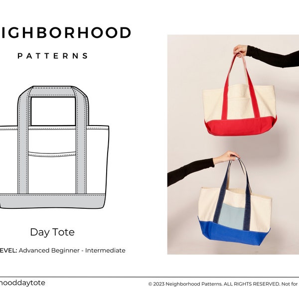 Day Tote PDF naaipatroon