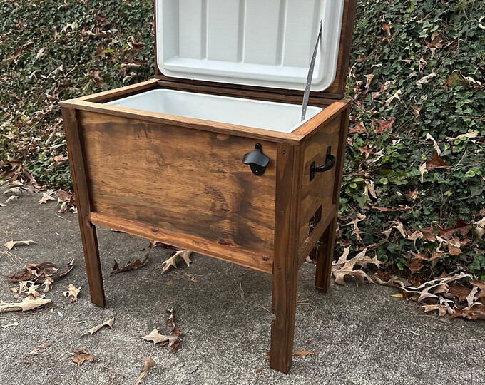 Wooden Chest Cooler Etsy