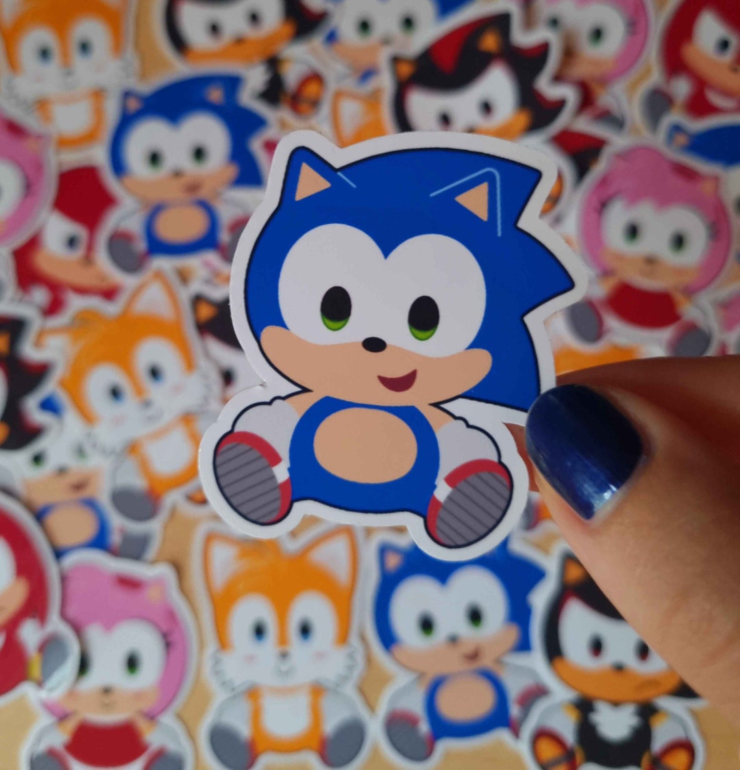 Sonic the Hedgehog - Cute Stickers - Gift Set Girls Boys Birthday ...