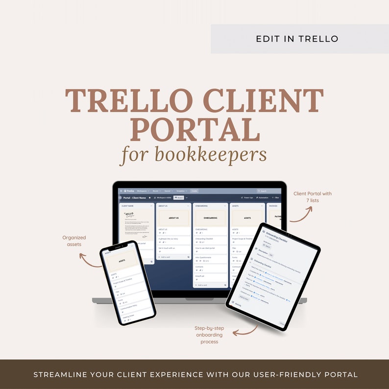 Trello Client Portal for Bookkeeping Clients Onboarding Template Trello Client Portal for Bookkeeping Clients Onboarding Template