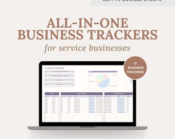 All-In-One Business Tracker: Client & Lead Management (Google Sheets)