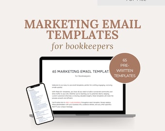 Bookkeeper Email Marketing Templates: Newsletter (PDF)