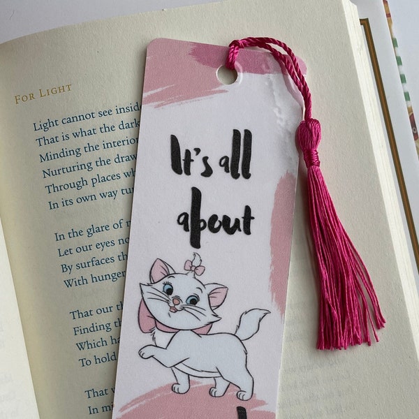 It's all about Me-ow! Aristocats bookmark