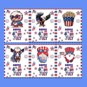 4th of July Classroom Cards, Journal Cards,Patriotic Cards,Digital Cards,Independence Day Cards,Happy 4th of July Cards