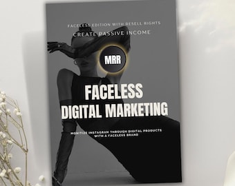 Faceless Digital Marketing Playbook: Instagram, Passive Income (PLR Ebook)