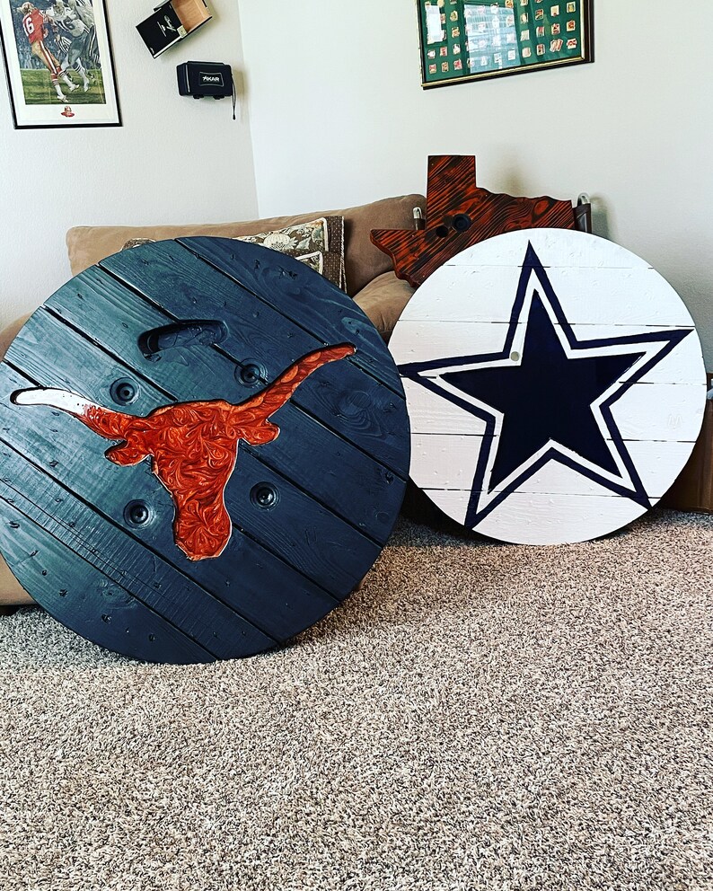 Dallas Cowboys Epoxy Wallart Etsy