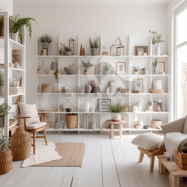 Bookcase Teams Background Etsy