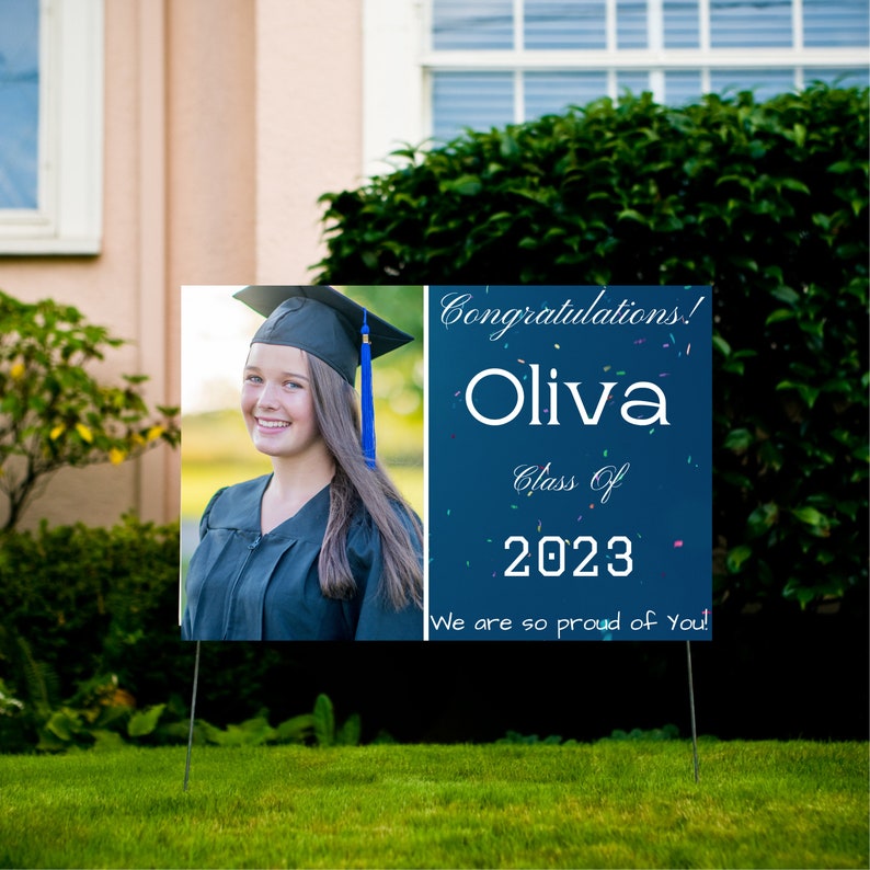Graduation Yard Sign, High School Graduation Yard Sign, College ...
