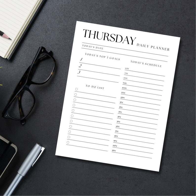 2024 Calendar Bundle Bold Font Printable 2024 Monthly Calendar