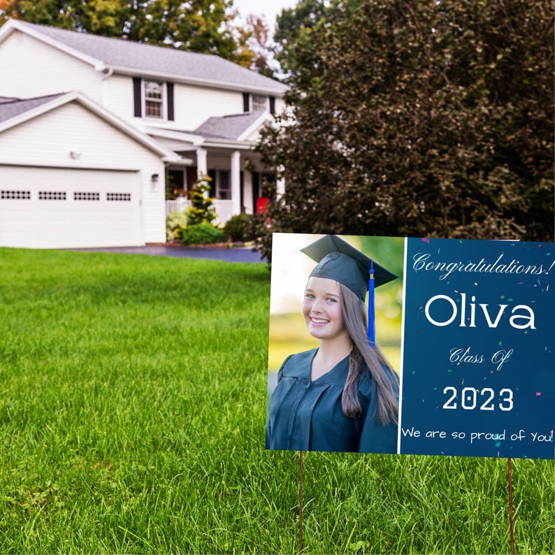Graduation Yard Sign, High School Graduation Yard Sign, College ...